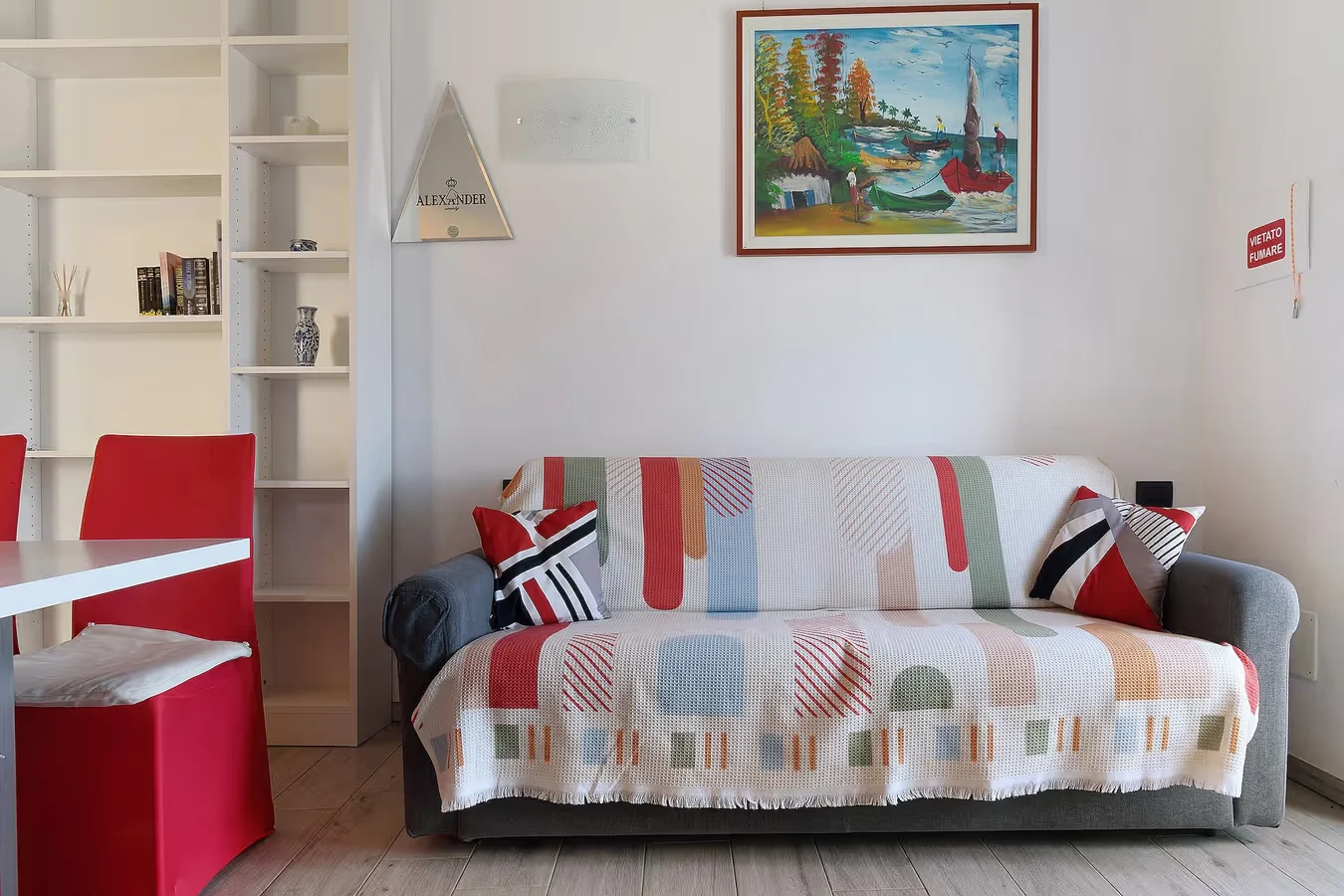 Azalea living area with its sofa bed